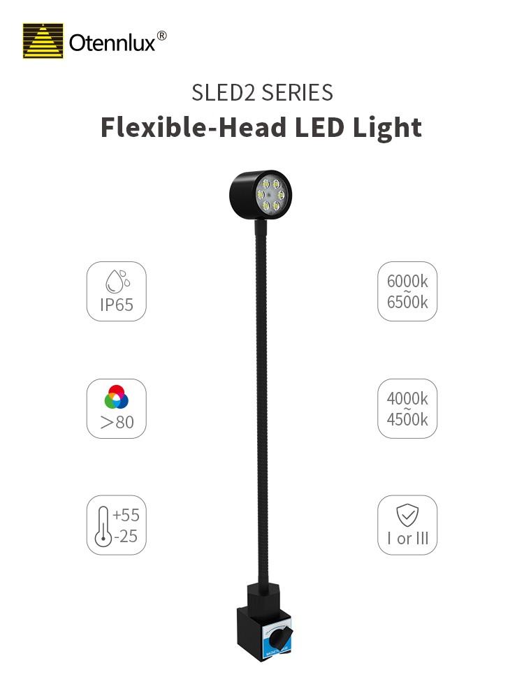 5w magnetic base cnc machine spot light 