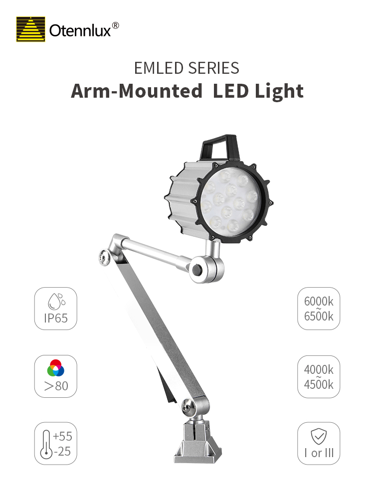 long arm cnc led work light 
