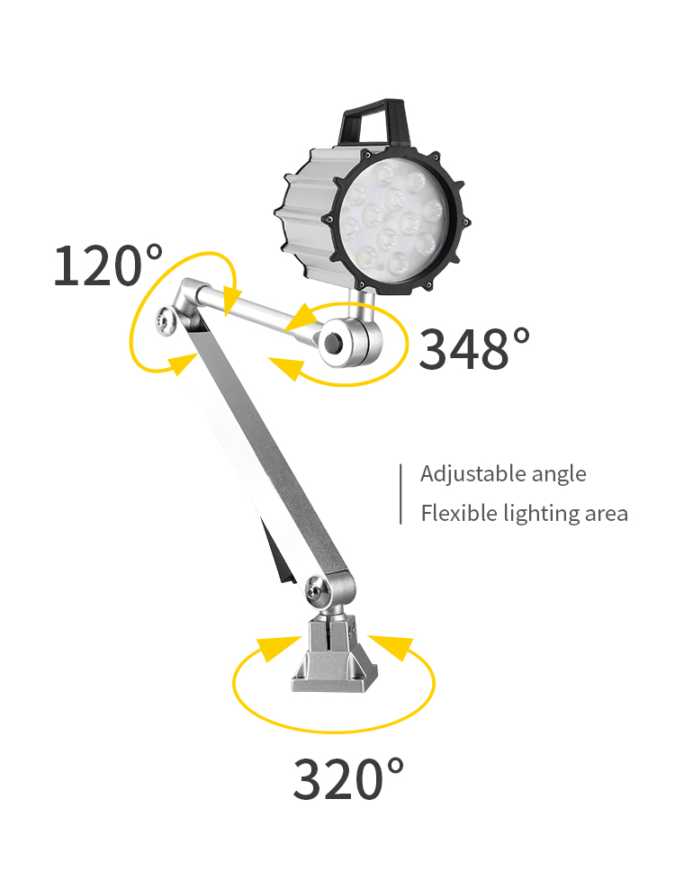 Custom IP65 high quality milling machine long arm work light,IP65