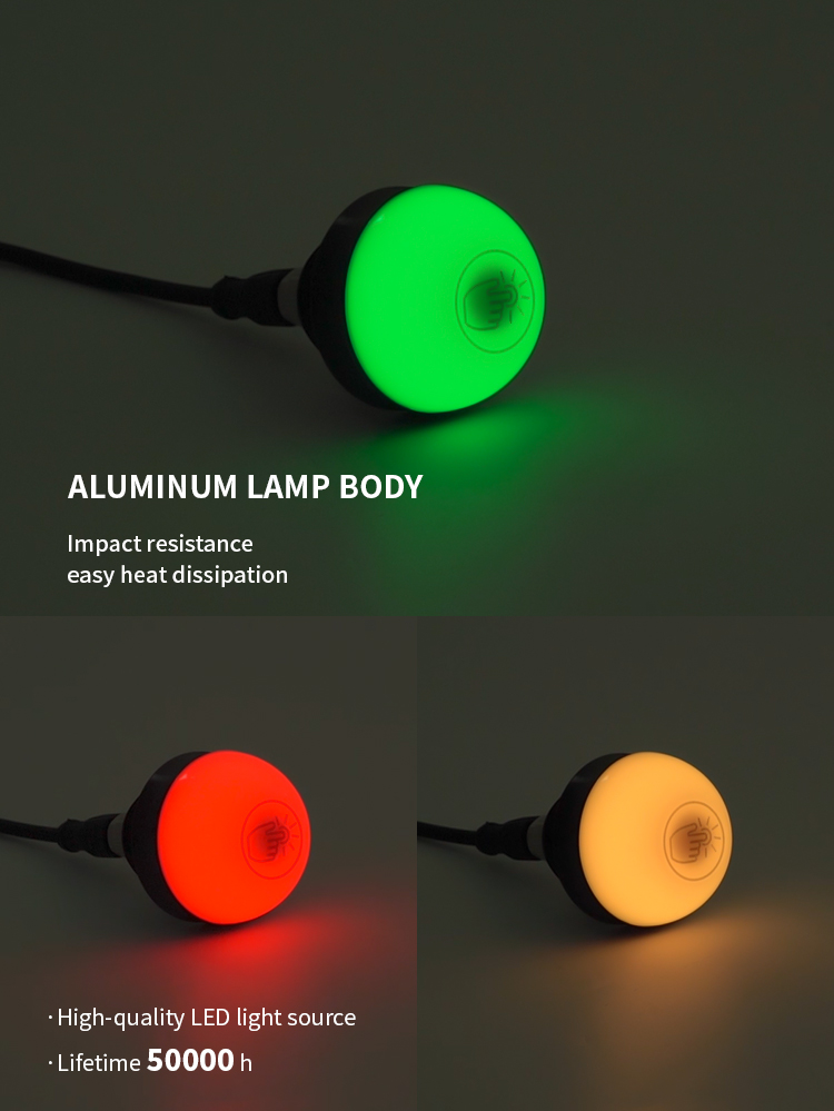 3 colors touch signal light 