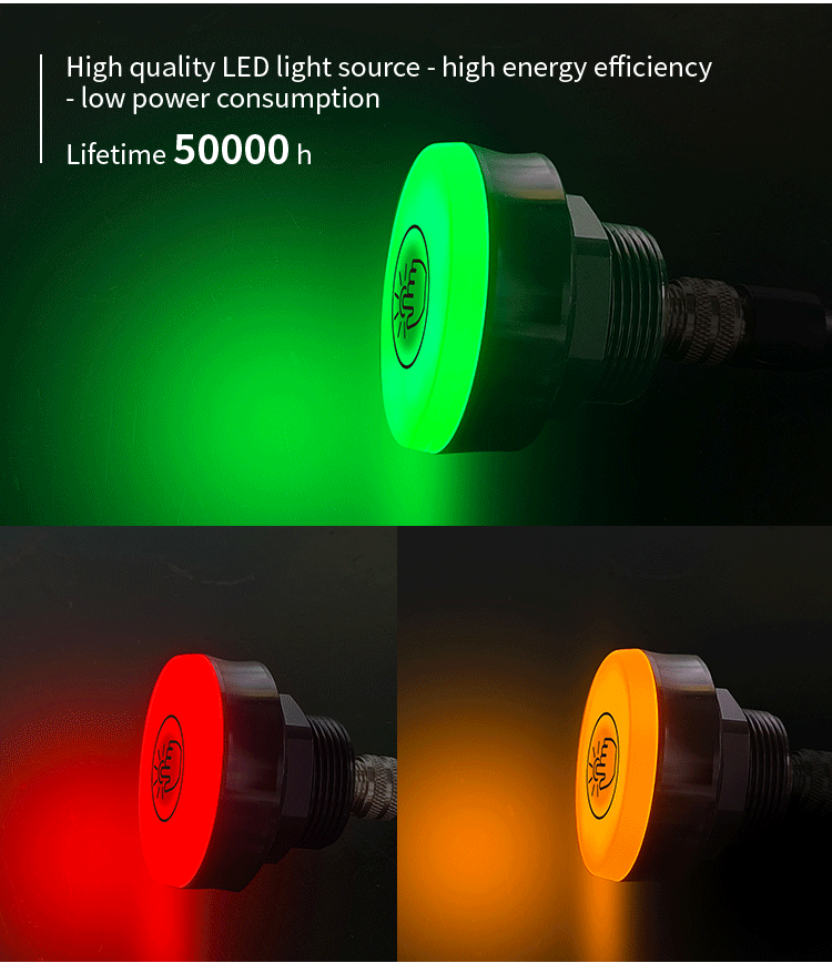 3 colors touch signal light 