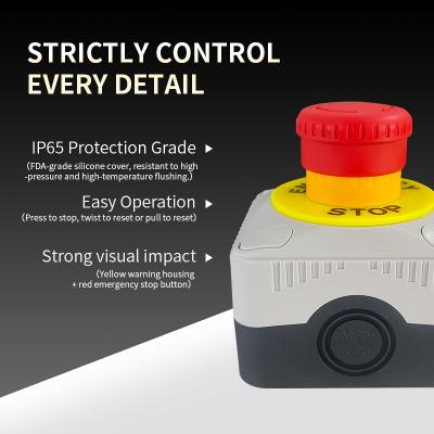 Otennlux MT03 cheaper price  Waterproof and Dustproof Emergency Stop button